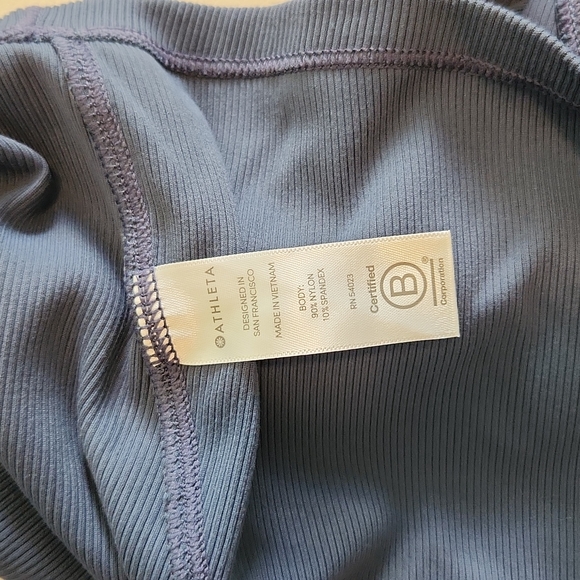 Athleta Shanti Rib Racerback Tank Top - Picture 3 of 4